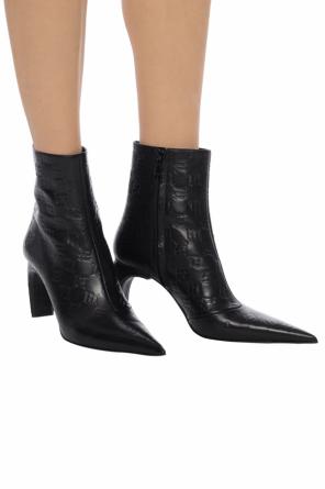 ‘pat’ leather ankle boots with logo, zdjęcie 2 ‘pat’ leather ankle boots with logo od MISBHV